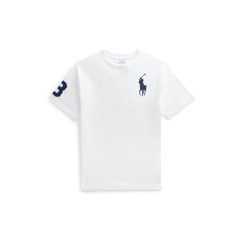 Polo ralph lauren t-shirt bianco - vista posteriore