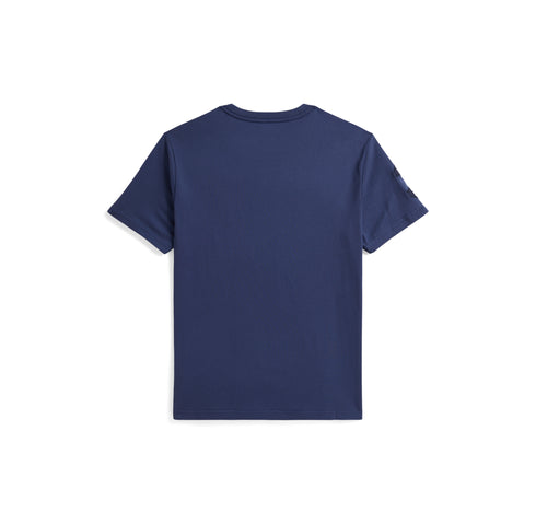 Polo ralph lauren t-shirt blu - vista dettaglio