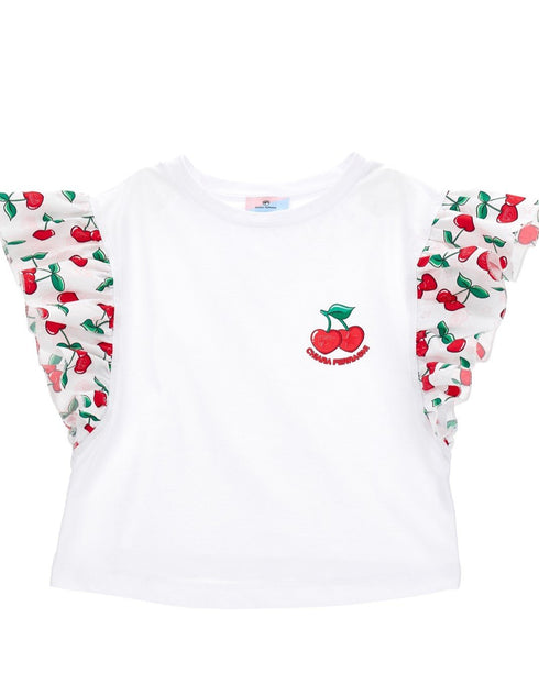 Chiara Ferragni t-shirt bianco - vista frontale