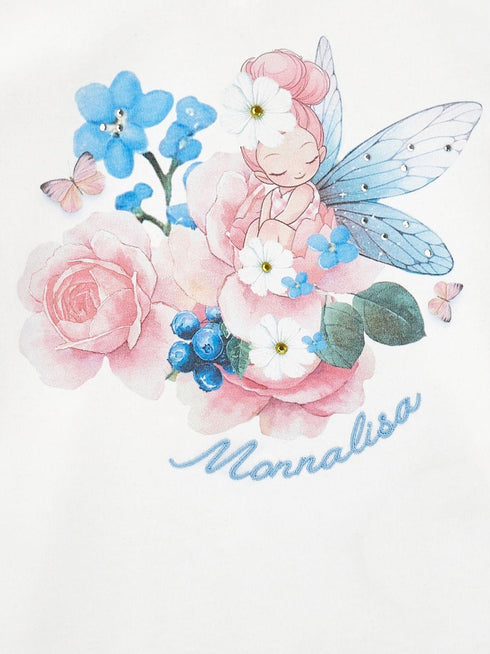 Monnalisa t-shirt bianco - dettaglio 6
