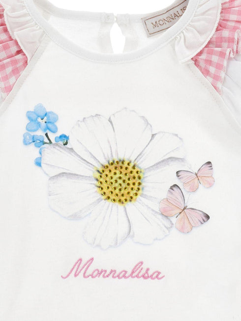 Monnalisa t-shirt bianco - dettaglio 7
