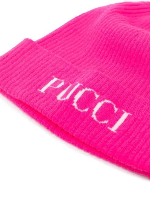 Emilio Pucci berretto fucsia - dettaglio