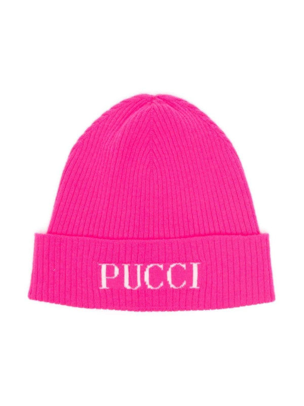 Emilio Pucci berretto fucsia - dettaglio