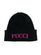 Emilio Pucci berretto nero - vista frontale