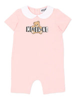 Moschino pink baby one-piece — front view
