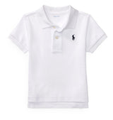 Polo Ralph Lauren white polo shirt — front view