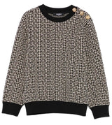 Balmain cream sweatshirts — front view