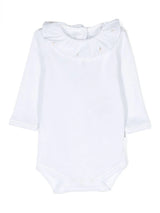 Bonpoint white bodysuit — front view
