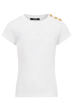 Balmain white T-shirt — back view