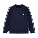 Armani felpa blu - vista frontale